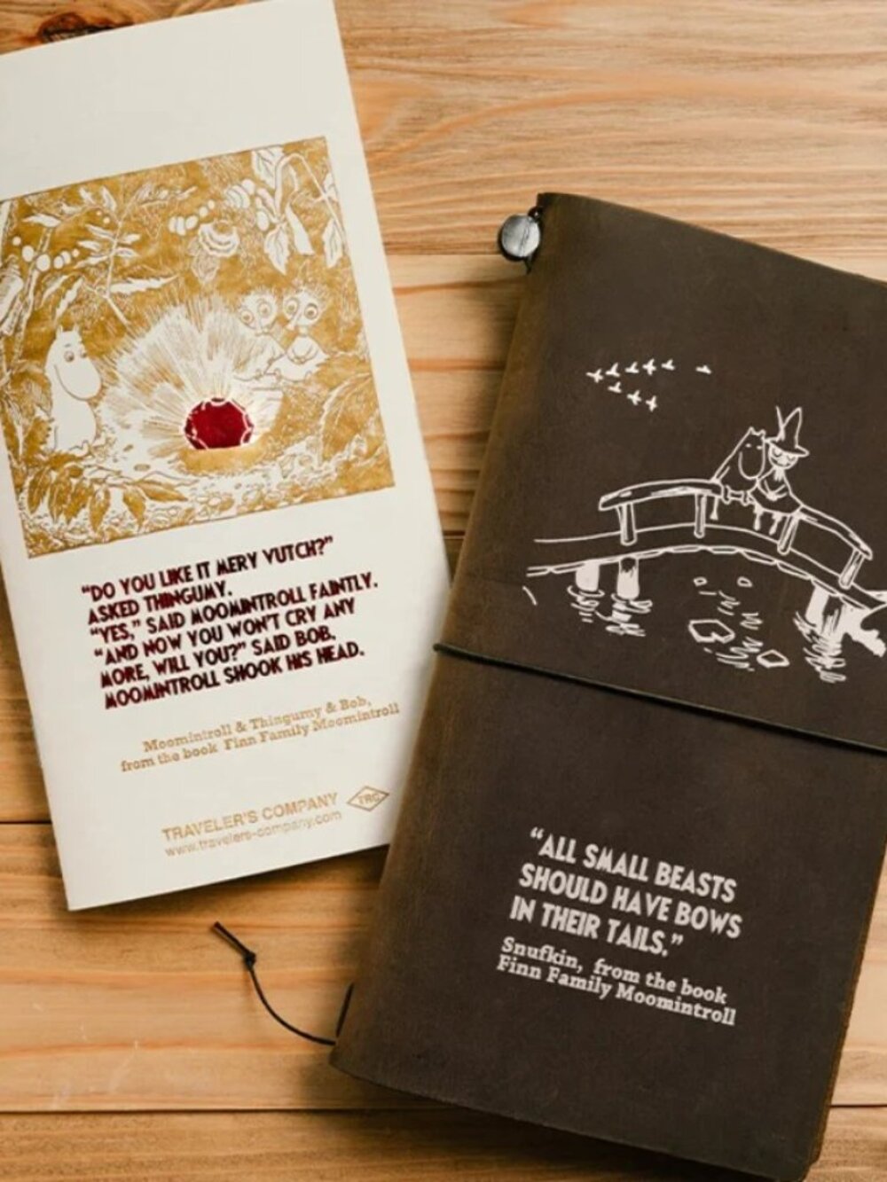 Limited Edition: Moomin Traveler's Notebook Cover + a Matching Notebook Insert